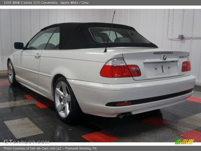 Alpine White / Grey 2005 BMW 3 Series 325i Convertible