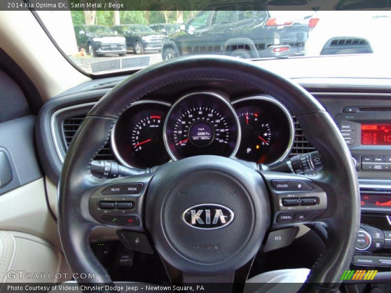 Satin Metal / Beige 2014 Kia Optima EX