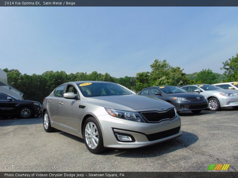 Satin Metal / Beige 2014 Kia Optima EX