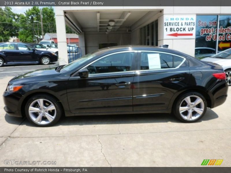 Crystal Black Pearl / Ebony 2013 Acura ILX 2.0L Premium