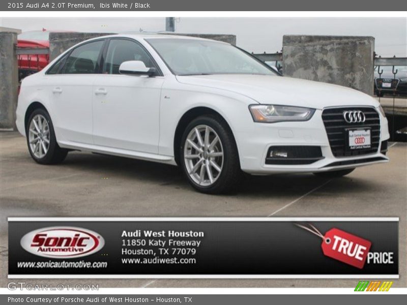 Ibis White / Black 2015 Audi A4 2.0T Premium