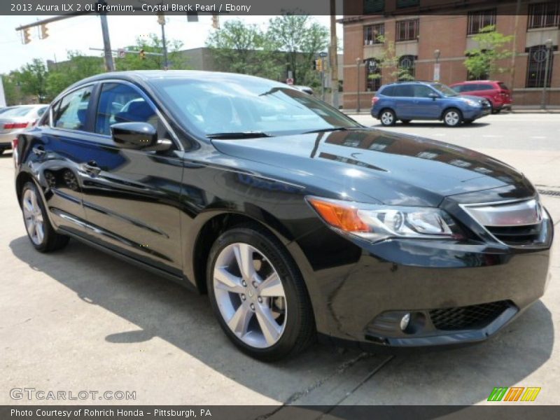 Crystal Black Pearl / Ebony 2013 Acura ILX 2.0L Premium