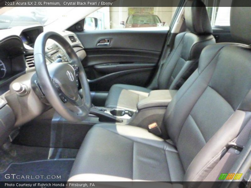 Crystal Black Pearl / Ebony 2013 Acura ILX 2.0L Premium