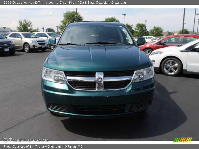 Melbourne Green Pearl / Dark Slate Gray/Light Graystone 2009 Dodge Journey SXT