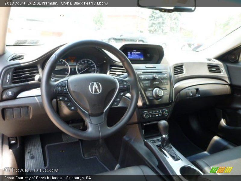 Crystal Black Pearl / Ebony 2013 Acura ILX 2.0L Premium