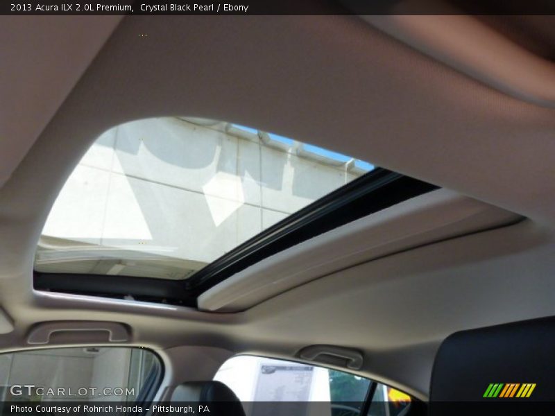 Crystal Black Pearl / Ebony 2013 Acura ILX 2.0L Premium