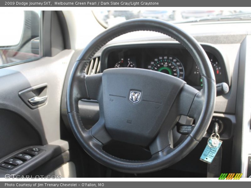 Melbourne Green Pearl / Dark Slate Gray/Light Graystone 2009 Dodge Journey SXT