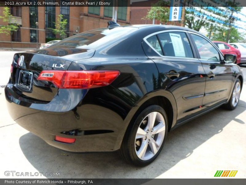 Crystal Black Pearl / Ebony 2013 Acura ILX 2.0L Premium