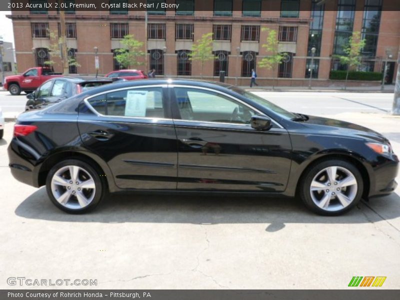 Crystal Black Pearl / Ebony 2013 Acura ILX 2.0L Premium