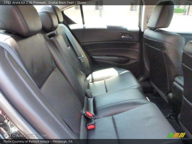 Crystal Black Pearl / Ebony 2013 Acura ILX 2.0L Premium