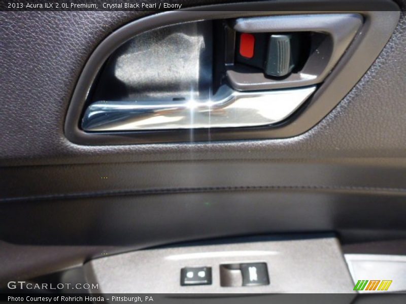 Crystal Black Pearl / Ebony 2013 Acura ILX 2.0L Premium