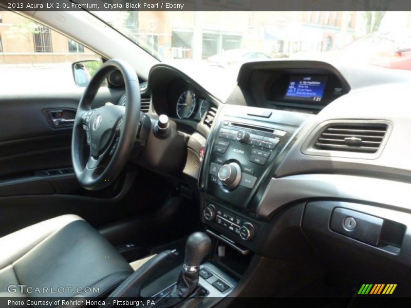 Crystal Black Pearl / Ebony 2013 Acura ILX 2.0L Premium