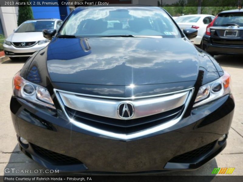 Crystal Black Pearl / Ebony 2013 Acura ILX 2.0L Premium