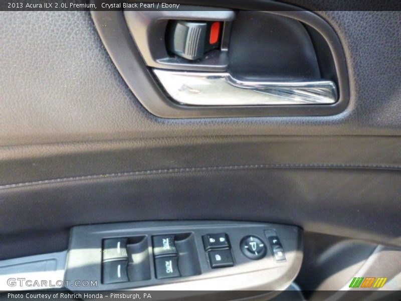 Crystal Black Pearl / Ebony 2013 Acura ILX 2.0L Premium