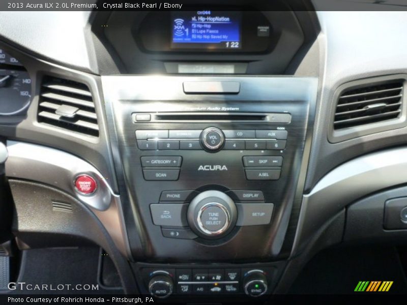 Crystal Black Pearl / Ebony 2013 Acura ILX 2.0L Premium