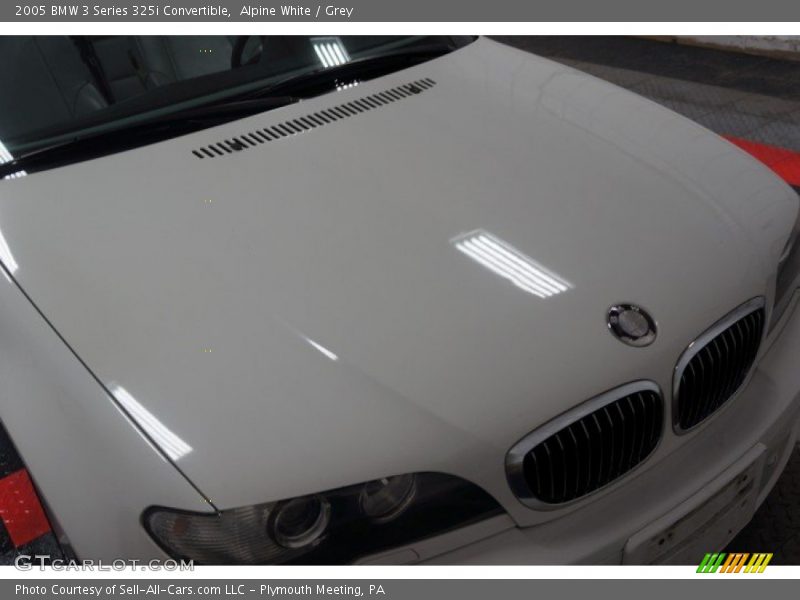 Alpine White / Grey 2005 BMW 3 Series 325i Convertible