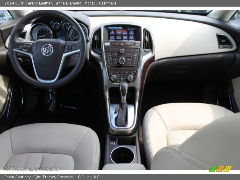 White Diamond Tricoat / Cashmere 2014 Buick Verano Leather