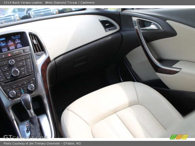 White Diamond Tricoat / Cashmere 2014 Buick Verano Leather