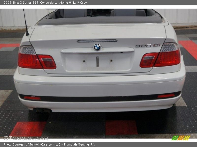 Alpine White / Grey 2005 BMW 3 Series 325i Convertible