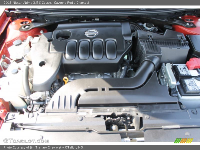Cayenne Red / Charcoal 2013 Nissan Altima 2.5 S Coupe