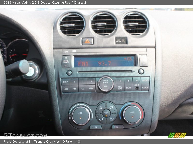Cayenne Red / Charcoal 2013 Nissan Altima 2.5 S Coupe