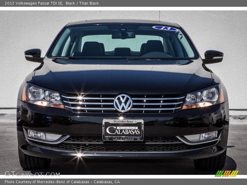 Black / Titan Black 2013 Volkswagen Passat TDI SE