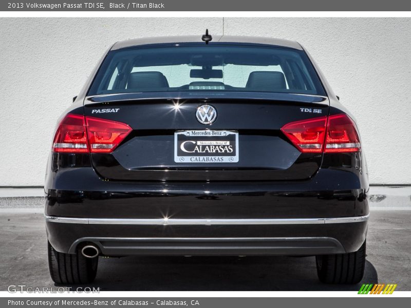 Black / Titan Black 2013 Volkswagen Passat TDI SE