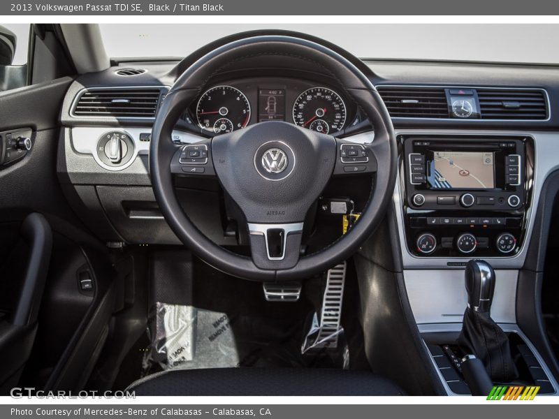 Black / Titan Black 2013 Volkswagen Passat TDI SE