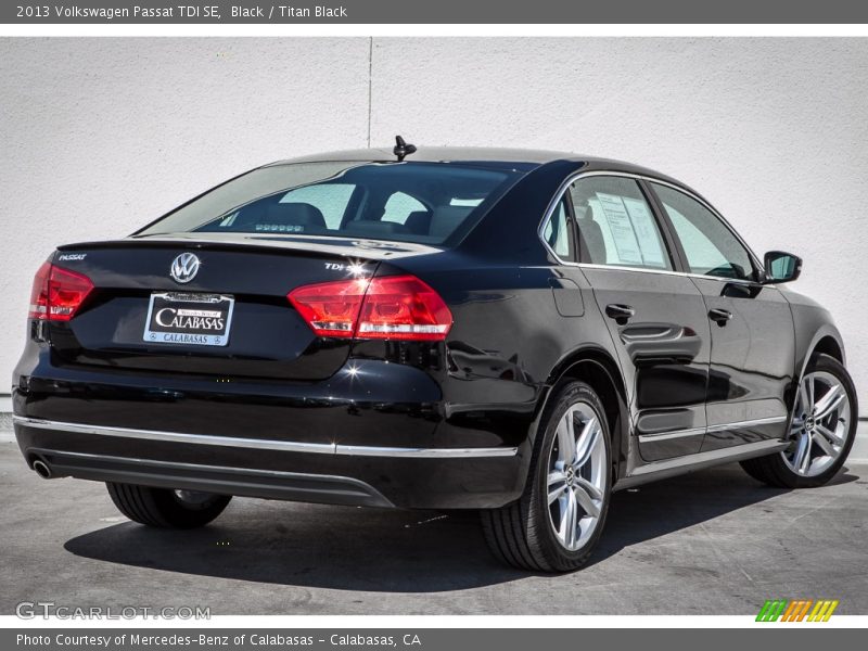 Black / Titan Black 2013 Volkswagen Passat TDI SE