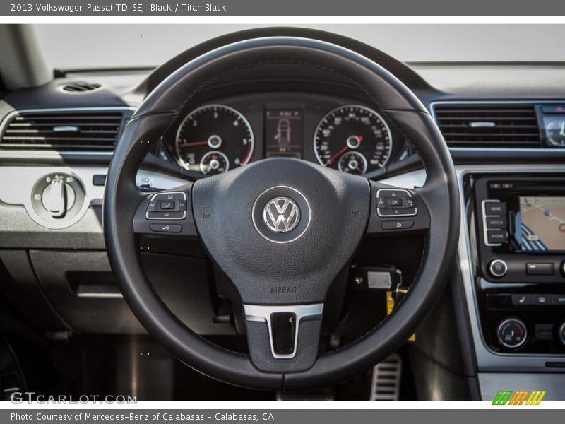 Black / Titan Black 2013 Volkswagen Passat TDI SE