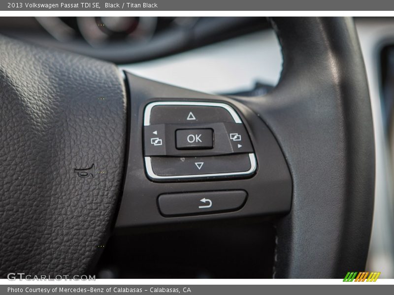 Black / Titan Black 2013 Volkswagen Passat TDI SE