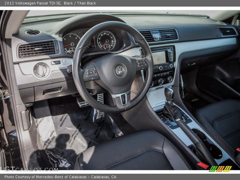 Black / Titan Black 2013 Volkswagen Passat TDI SE