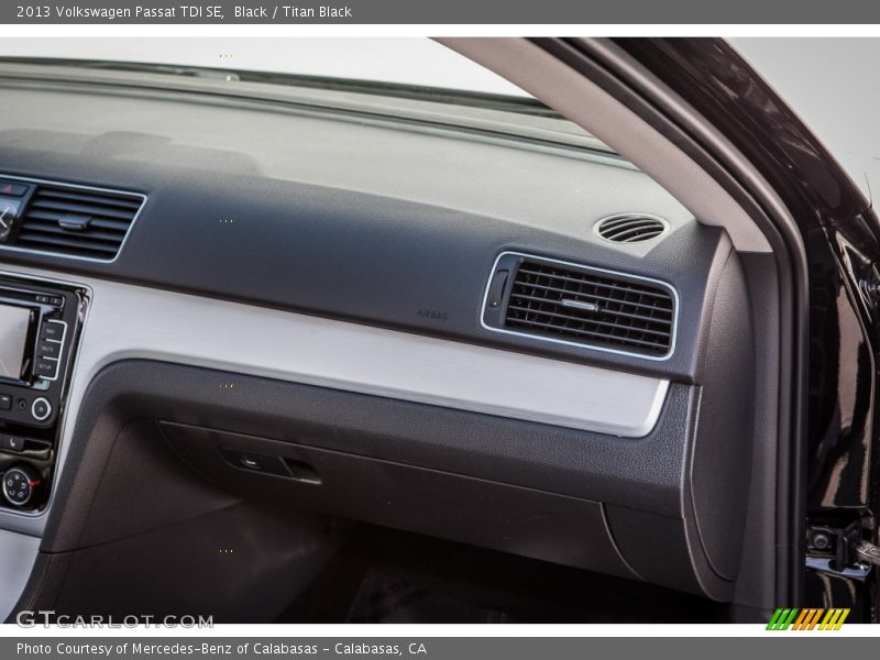 Black / Titan Black 2013 Volkswagen Passat TDI SE