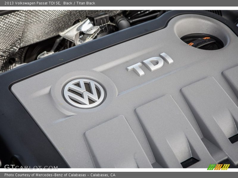 Black / Titan Black 2013 Volkswagen Passat TDI SE