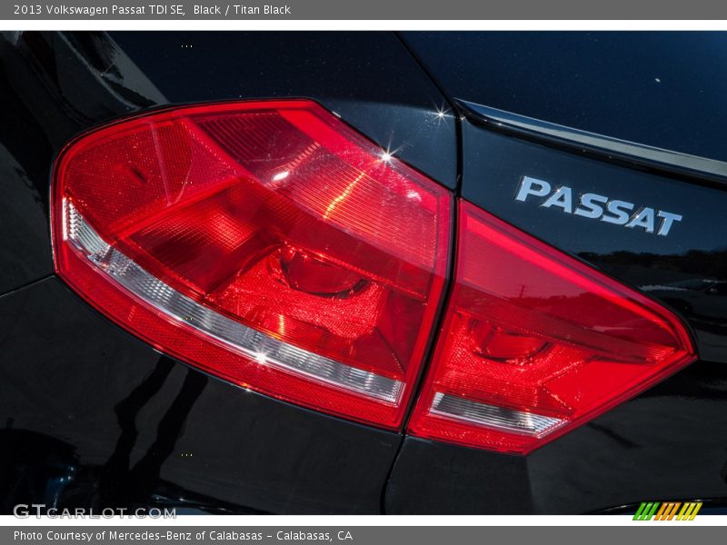 Black / Titan Black 2013 Volkswagen Passat TDI SE