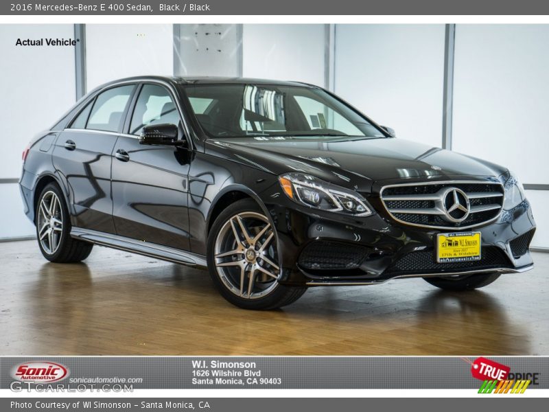 Black / Black 2016 Mercedes-Benz E 400 Sedan