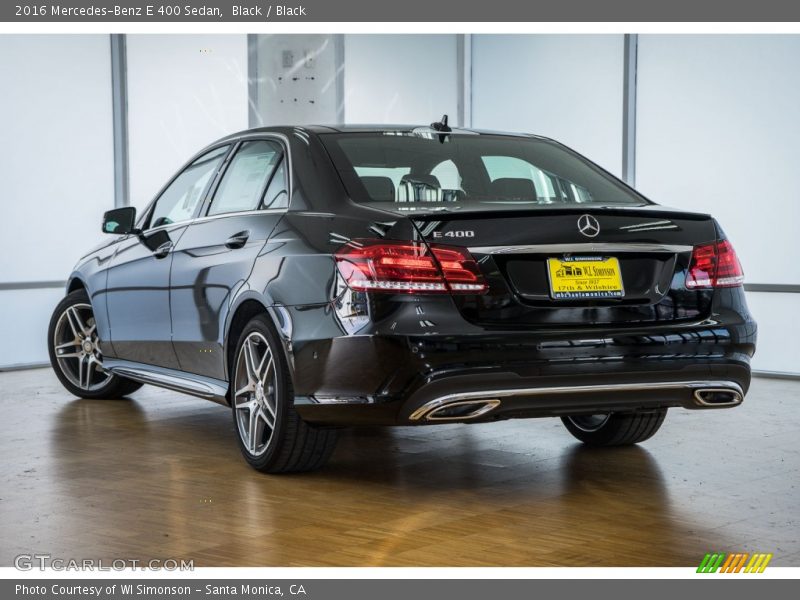 Black / Black 2016 Mercedes-Benz E 400 Sedan