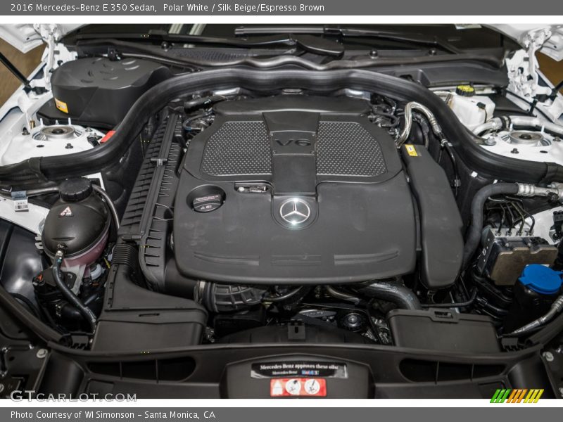 Polar White / Silk Beige/Espresso Brown 2016 Mercedes-Benz E 350 Sedan