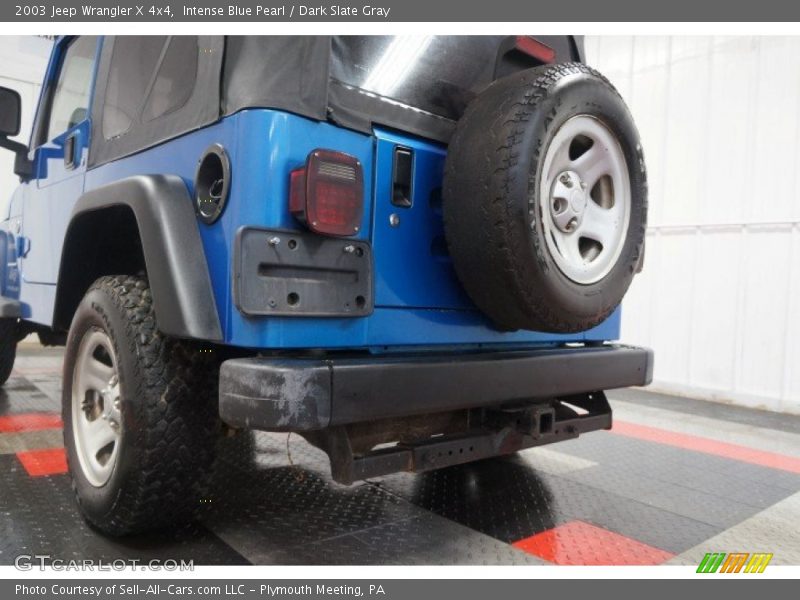 Intense Blue Pearl / Dark Slate Gray 2003 Jeep Wrangler X 4x4