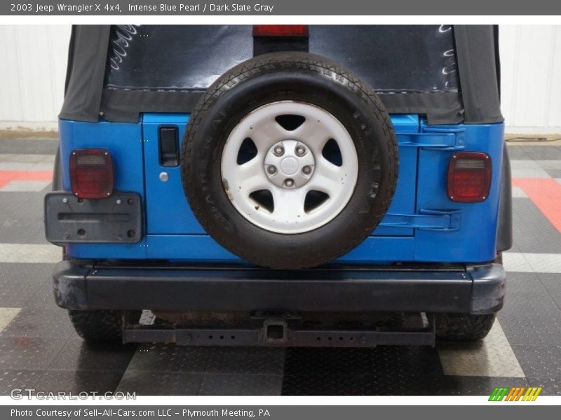 Intense Blue Pearl / Dark Slate Gray 2003 Jeep Wrangler X 4x4