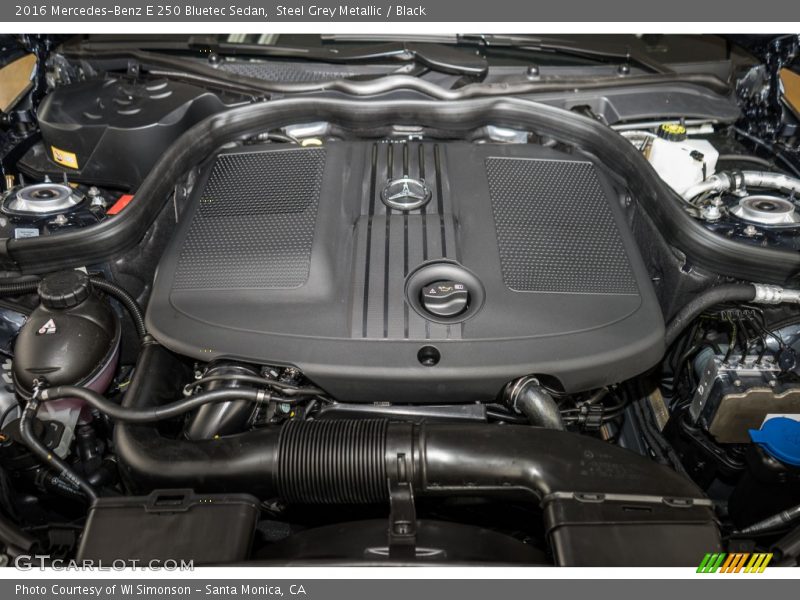 Steel Grey Metallic / Black 2016 Mercedes-Benz E 250 Bluetec Sedan