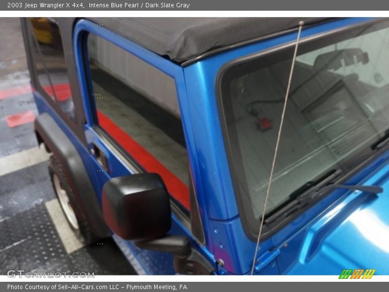 Intense Blue Pearl / Dark Slate Gray 2003 Jeep Wrangler X 4x4