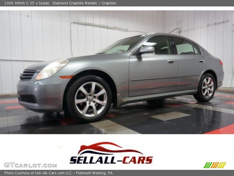 Diamond Graphite Metallic / Graphite 2005 Infiniti G 35 x Sedan
