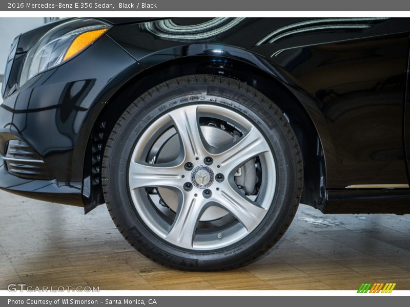 Black / Black 2016 Mercedes-Benz E 350 Sedan