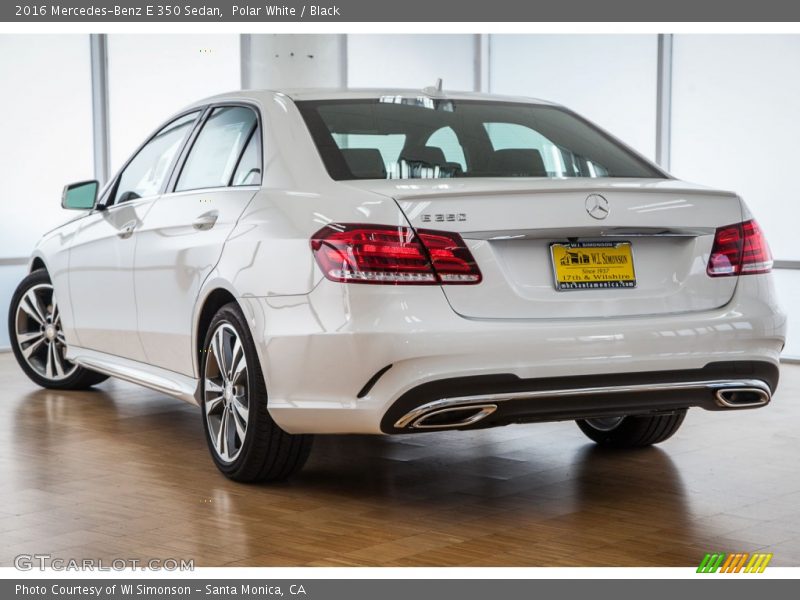 Polar White / Black 2016 Mercedes-Benz E 350 Sedan