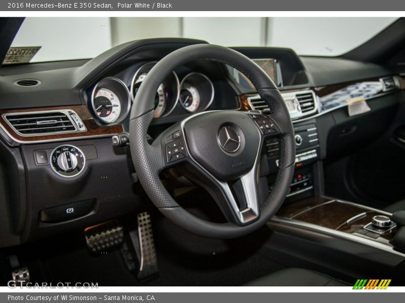 Polar White / Black 2016 Mercedes-Benz E 350 Sedan