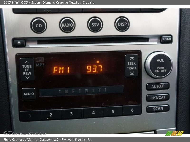 Diamond Graphite Metallic / Graphite 2005 Infiniti G 35 x Sedan