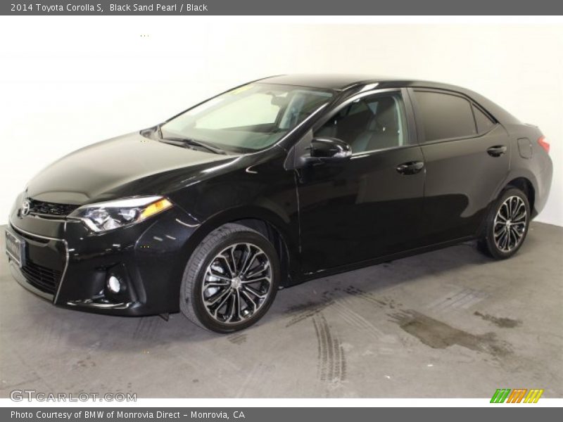 Black Sand Pearl / Black 2014 Toyota Corolla S