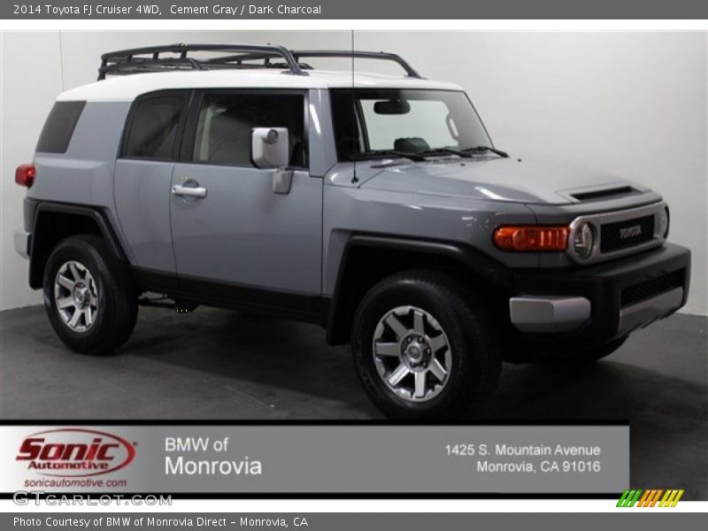 Cement Gray / Dark Charcoal 2014 Toyota FJ Cruiser 4WD