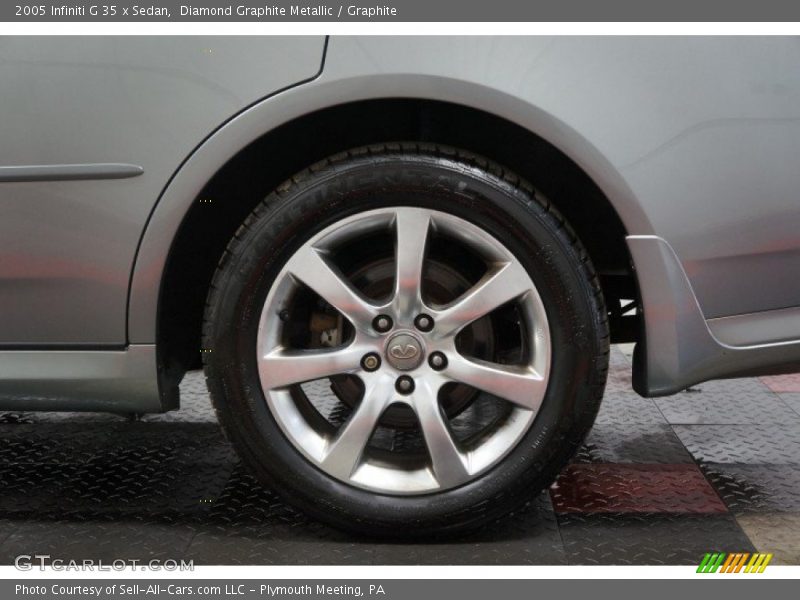 Diamond Graphite Metallic / Graphite 2005 Infiniti G 35 x Sedan